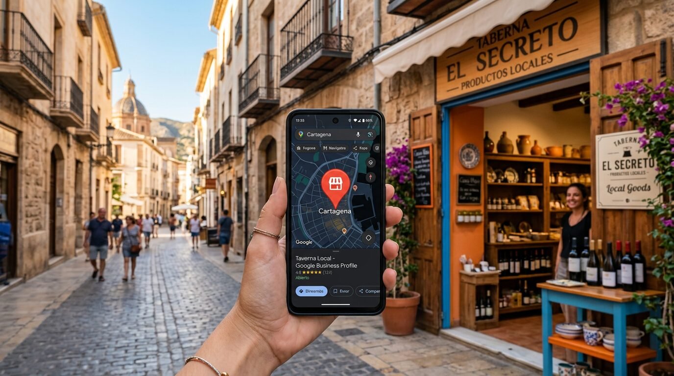 Ficha de Google Business Profile optimizada para negocio local en Cartagena